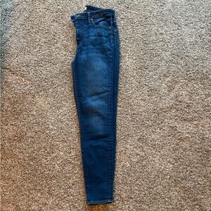 Madewell Tall Skinny High Rise Jeans in Moreaux Wash